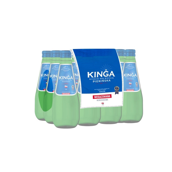 Woda Kinga Pienińska niegaz. 330ml szkło